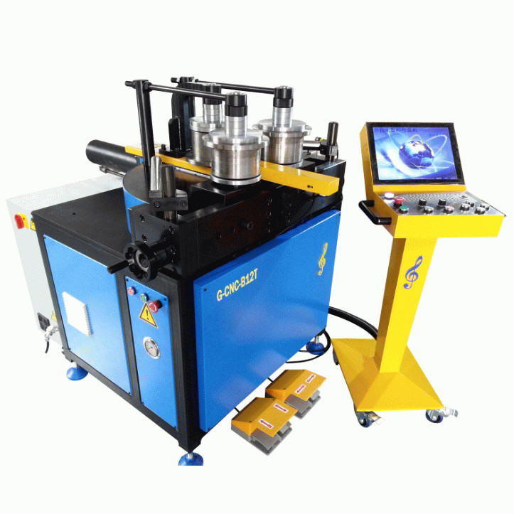 Automatic CNC Pipe Bending Machine PLC Control For Carbon / Stainless Steel