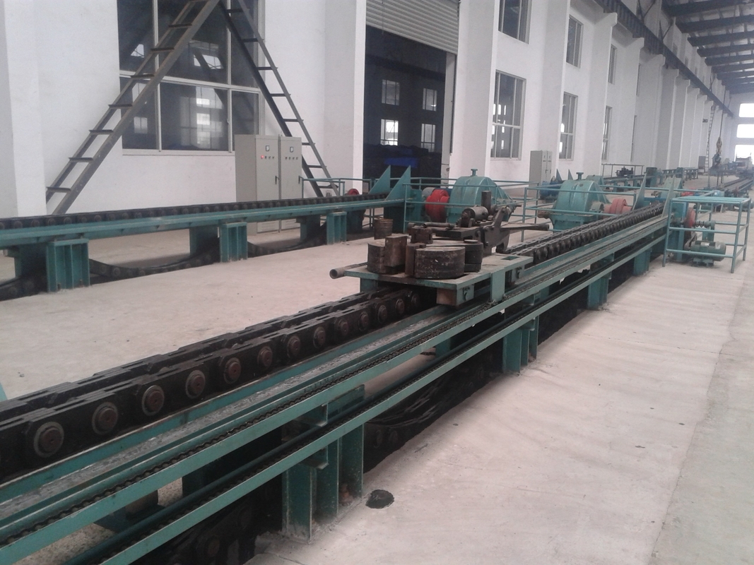 Hydraulic Cold Drawbench Stainless Steel Seamless Pipe Machine 12m With 11.9m/Min